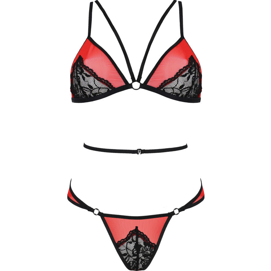 PASSION - PEONIA SET EROTISCHE LINIE ROT S/M