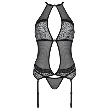 PASSION - SATARA KORSETT EROTIK LINIE SCHWARZ S/M