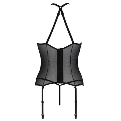 PASSION - SATARA KORSETT EROTIK LINIE SCHWARZ S/M