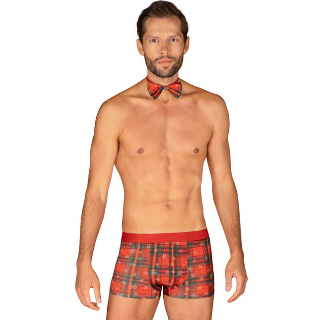 OBSESSIVE - MS MERRILO BOXER SHORTS &amp; BOW TIE XXL/XXXL