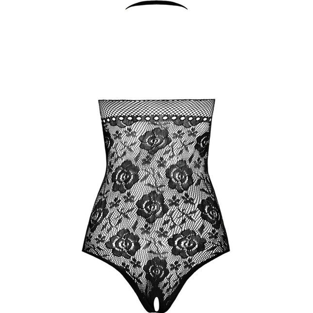 PASSION - BS094 BLACK BODYSTOCKING, ONE SIZE