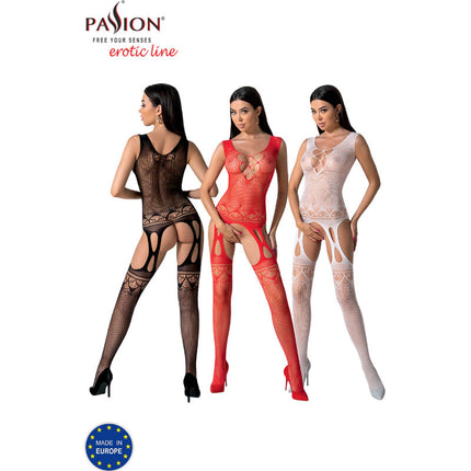 PASSION - SCHWARZER BODYSTOCKING, EINE GRÖSSE