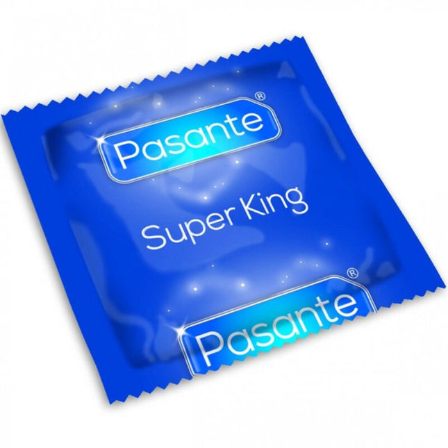 PASANTE - CONDOMS SIZE SUPER KING POUCH 144 UNITS