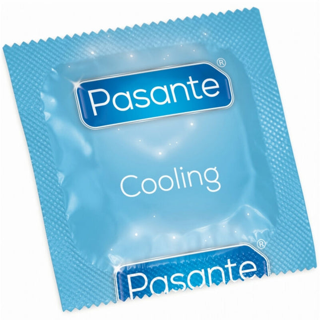 PASANTE - CONDOMS, COOLING EFFECT BAGS, 144 UNITS