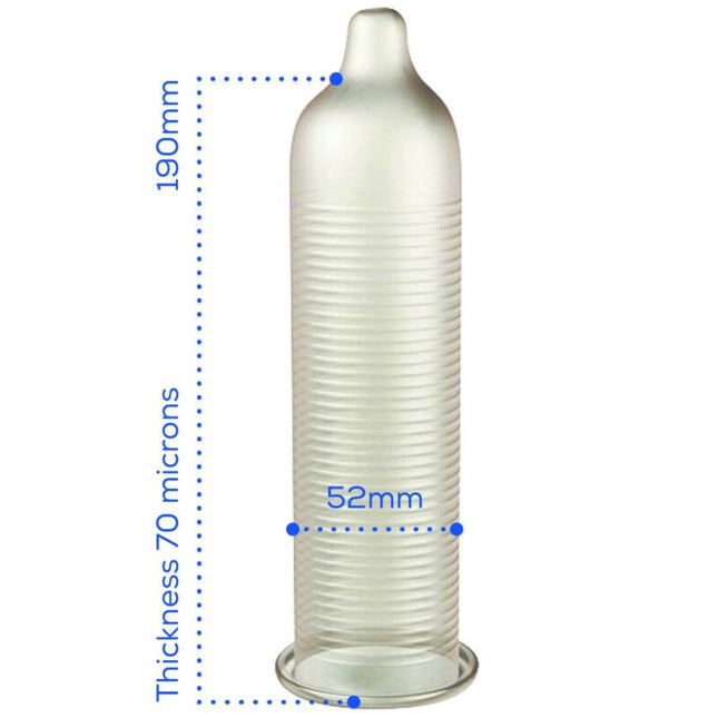 PASANTE - PRESERVATIVOS CON EFECTO CALOR, PAQUETE DE 144 UNIDADES