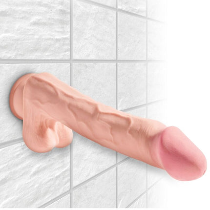 KING COCK - REALISTISCHER PENIS MIT 3D-KUGELN - 24.8 CM