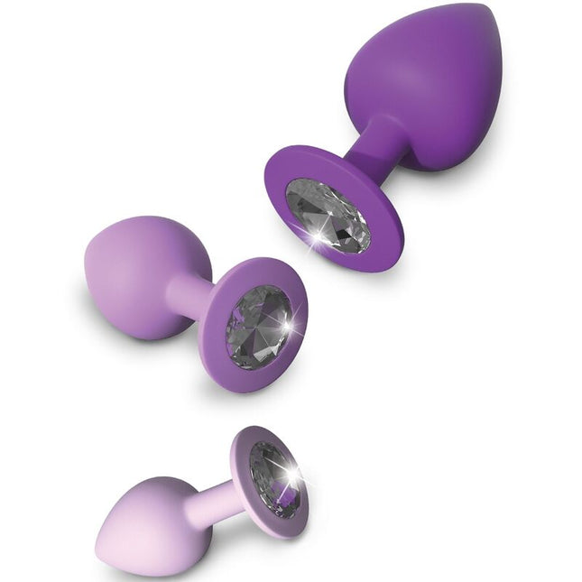 FANTASÍA PARA ELLA - SET DE PLUG ANAL MORADO