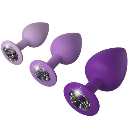 FANTASÍA PARA ELLA - SET DE PLUG ANAL MORADO