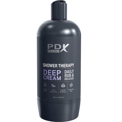PDX PLUS - STROKER MASTURBATOR DISCREET DEEP CREAM SHAMPOO BOTTLE DESIGN
