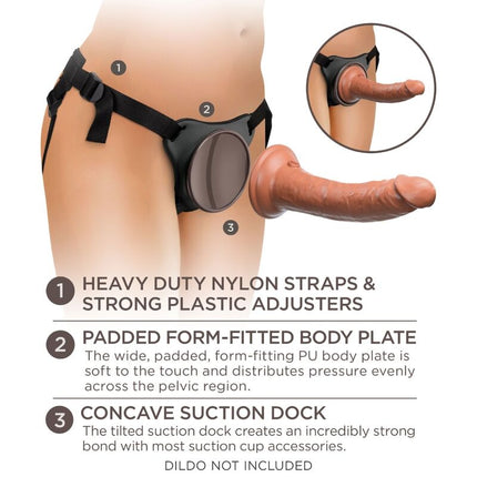 KING COCK - CORREA AJUSTABLE CÓMODA DE ÉLITE