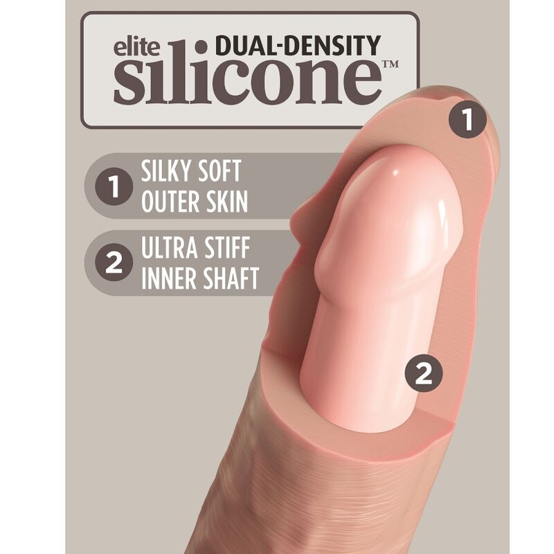 KING COCK - ELITE VERSTELLBARER GURT MIT DILDO 15.2 CM FÜR ANFÄNGER