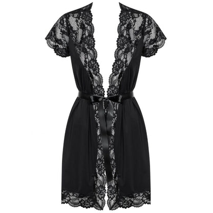 OBSESSIVE - 810-PEI-1 SCHWARZES KLEID S/M