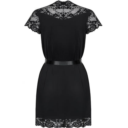 OBSESSIVE - 810-PEI-1 SCHWARZES KLEID S/M