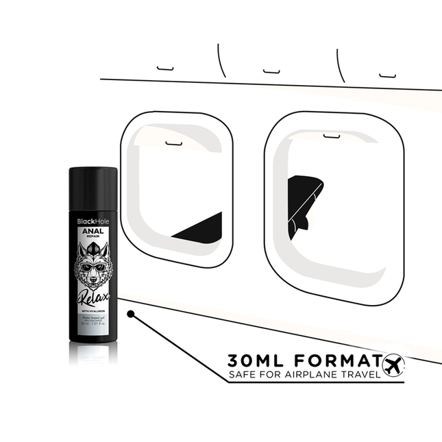 BLACK HOLE - ANAL REPAIR WATER-BASED RELAXATION WITH HYALURONIC ACID 30 ML