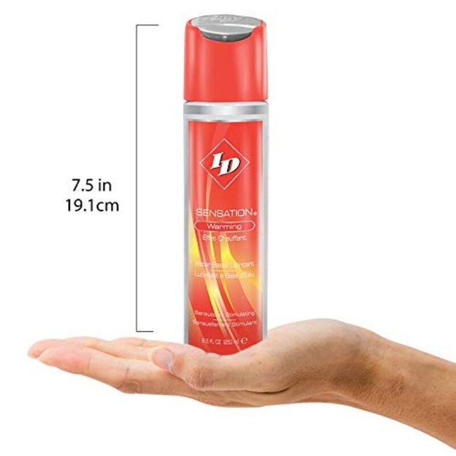 ID SENSATION - LUBRICANTE A BASE DE AGUA CON EFECTO CALOR 250 ML
