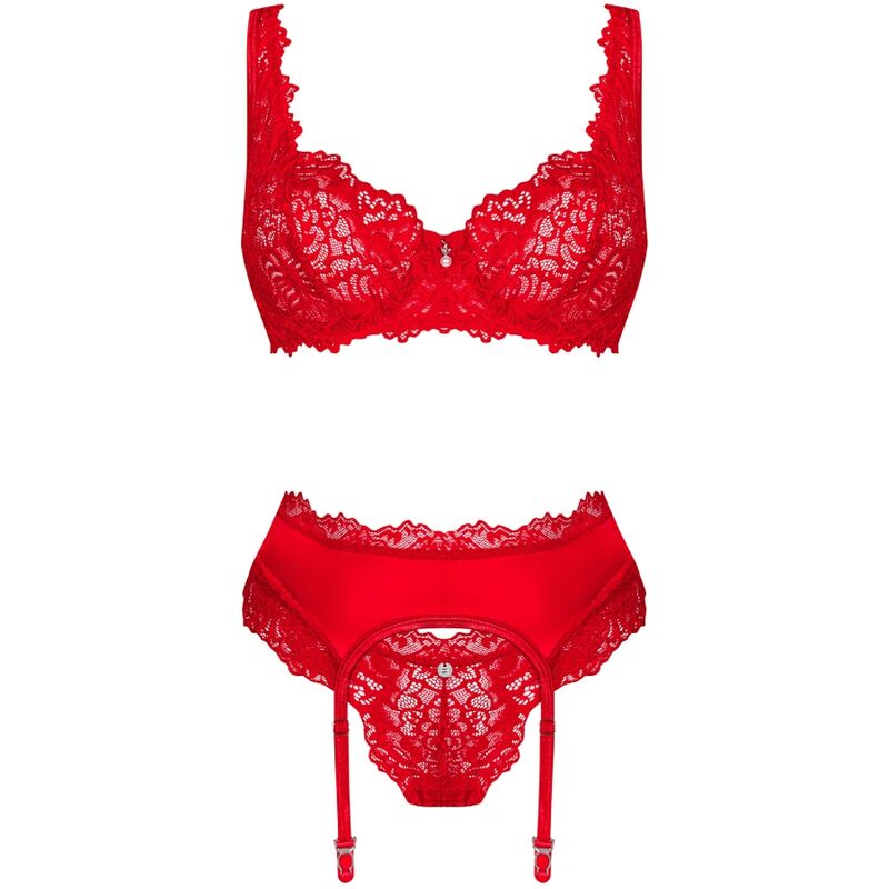 OBSESSIVE - AMOR CHERRIS SET 3-TEILIG S/M