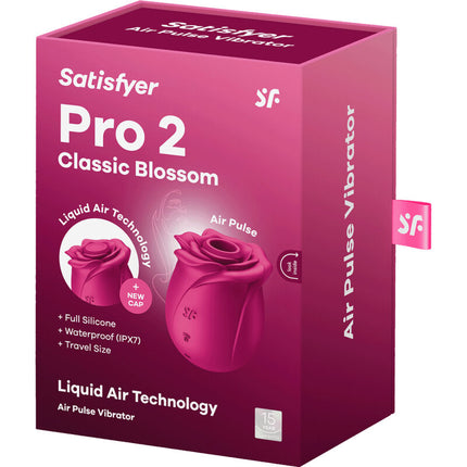 SATISFYER - VIBRADOR AIR PULSE PRO 2 MODERN BLOSSOM