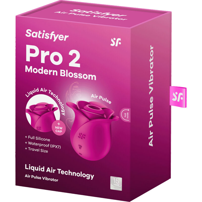 Satisfyer Pro 2 Modern Blossom – Luxus-Druckwellenvibrator mit Liquid Air Technologie