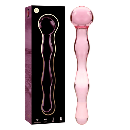 NEBULA SERIES BY IBIZA - MODELL 13 DILDO BOROSILIKATGLAS - 18 CM -O- 3.5 CM