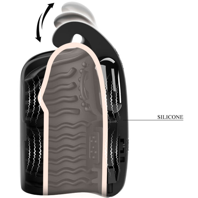 PRETTY LOVE - MASTURBADOR MANUAL PARA GLÁNDULA VIBRADOR RECARGABLE