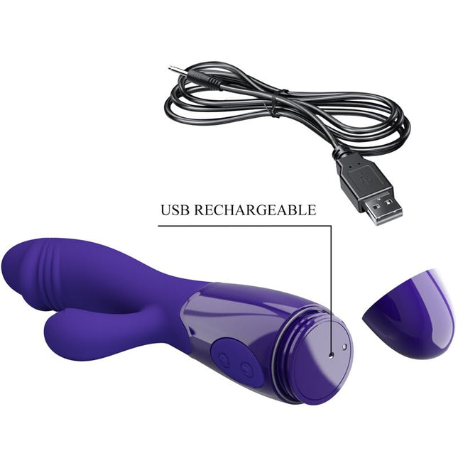 PRETTY LOVE - SNAPPY VIBRATOR & G-SPOT STIMULATOR VIOLET