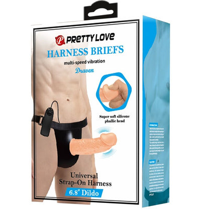 PRETTY LOVE - HARNESS MIT VIBRATIONSDILDO