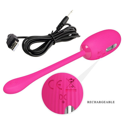 PRETTY LOVE - DOREEN VIBRIERENDES EI MAGENTA MIT FERNBEDIENUNG