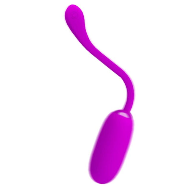 PRETTY LOVE - JULIUS HUEVO VIBRADOR RECARGABLE Y RESISTENTE AL AGUA MORADO