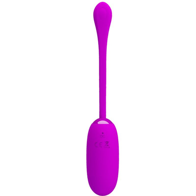 PRETTY LOVE - JULIUS HUEVO VIBRADOR RECARGABLE Y RESISTENTE AL AGUA MORADO