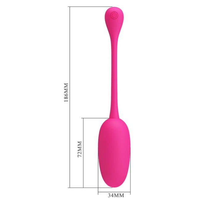 PRETTY LOVE - HUEVO VIBRADOR RECARGABLE ROSA KNUCKER