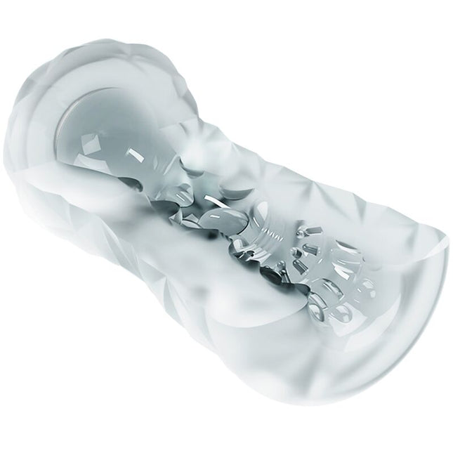 PRETTY LOVE - SMALL MASTURBATOR WITH BLUE SPIRAL STYLES