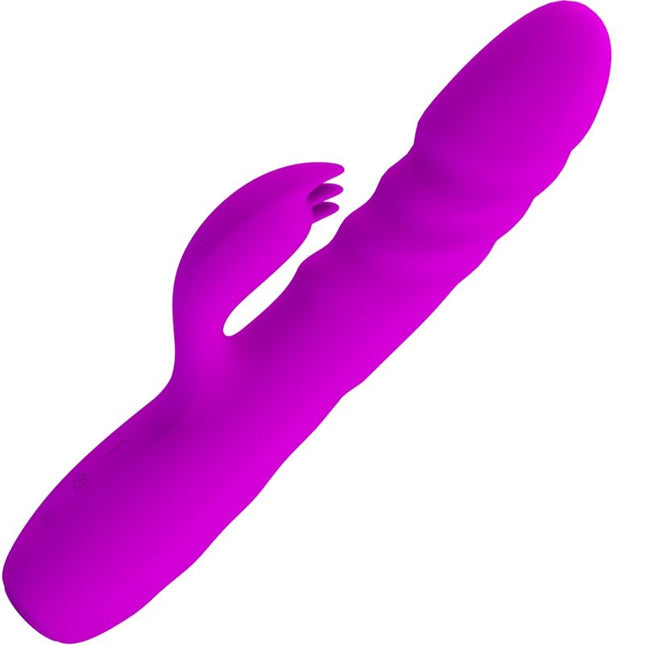 PRETTY LOVE - VIBRADOR CONEJO RECARGABLE MELANIE PURPLE