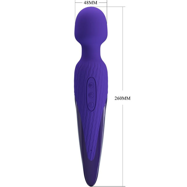 PRETTY LOVE - ANTONY YOUTH WAND VIBRATOR VIOLET WARM EFFECT