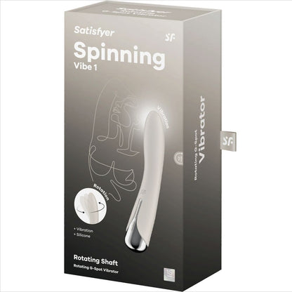 Satisfyer Spinning Vibe 1 – Rotierender G-Punkt-Vibrator mit 12 Vibrationsprogrammen