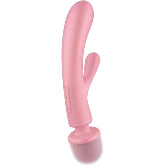 Satisfyer Triple Lover – 2-in-1 Rabbit-Vibrator & Massagestab mit 3 Motoren