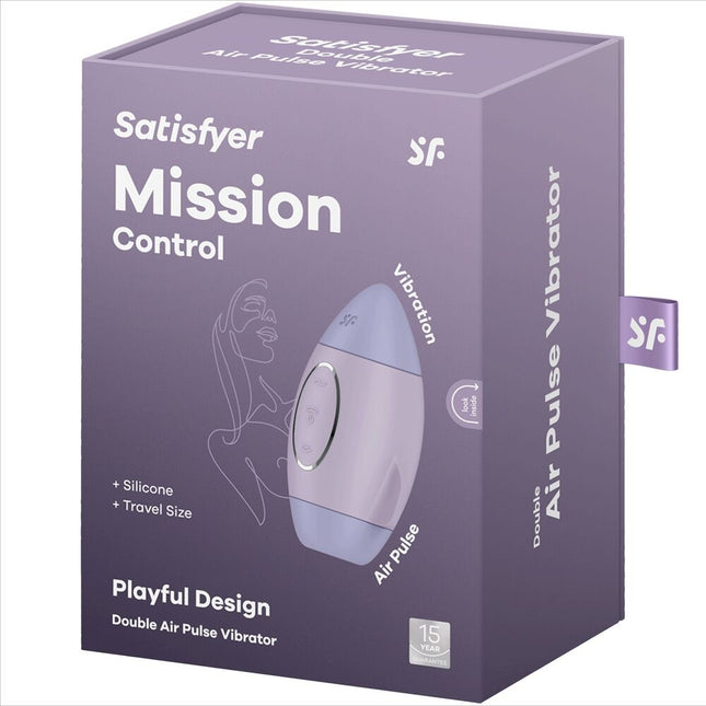 Satisfyer Mission Control – Kompakter Dual-Air-Pulse-Vibrator für Einsteiger