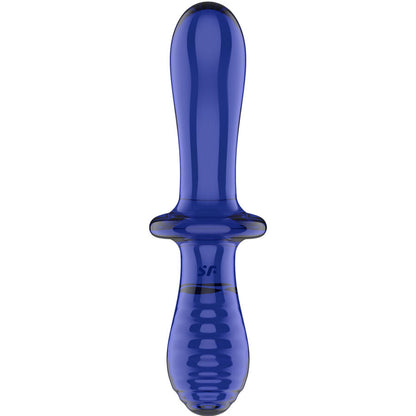 Satisfyer Double Crystal – Glasdildo mit Doppelstruktur für heiße & kalte Spiele