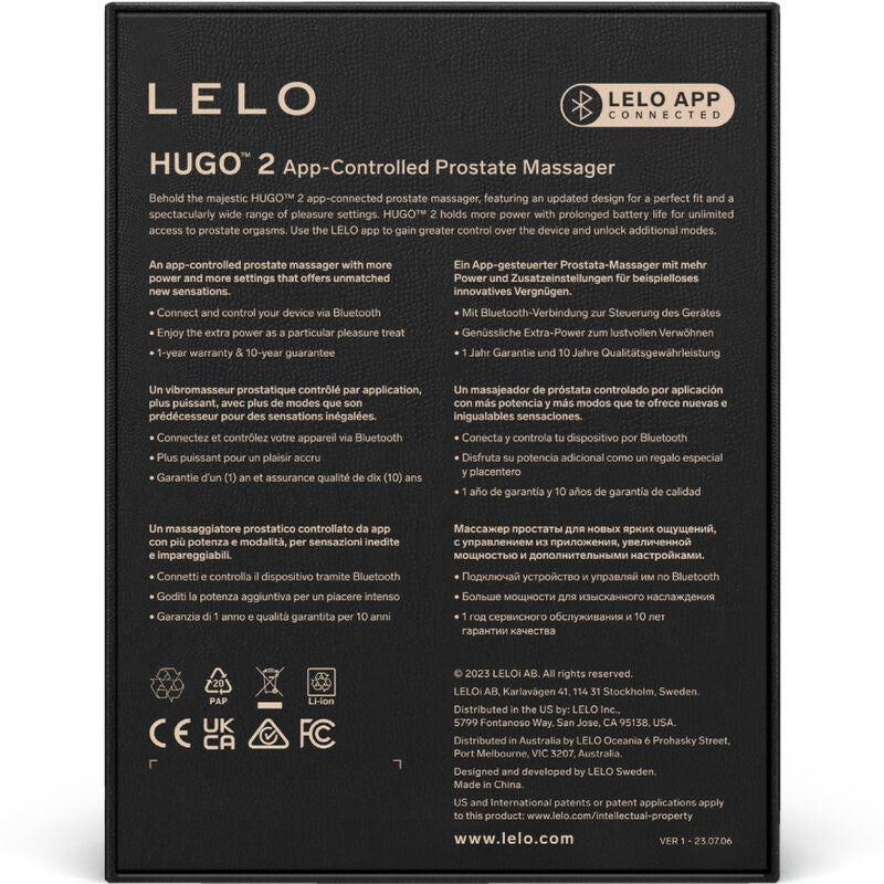 LELO - HUGO 2 PROSTATA-VIBRATOR