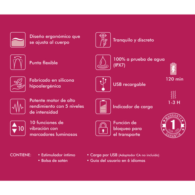 SHUNGA - EXHIBITION OF 6 FUCHSIA INTIMATE MASSAGERS