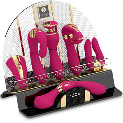 SHUNGA - EXHIBITION OF 6 FUCHSIA INTIMATE MASSAGERS
