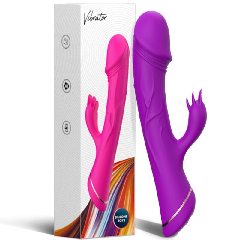 DILDO RABBIT-VIBRATOR - LILA