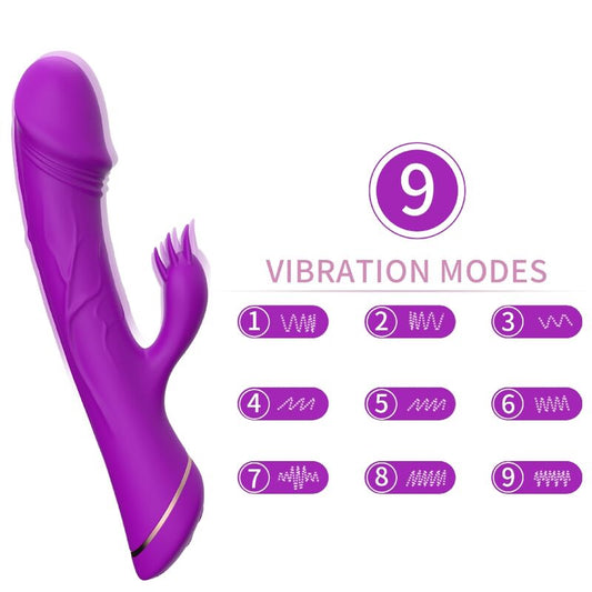 DILDO RABBIT-VIBRATOR - LILA