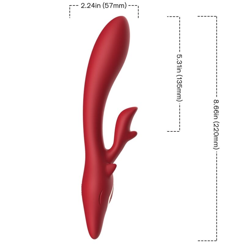 ELCH RABBIT-VIBRATOR - ROT