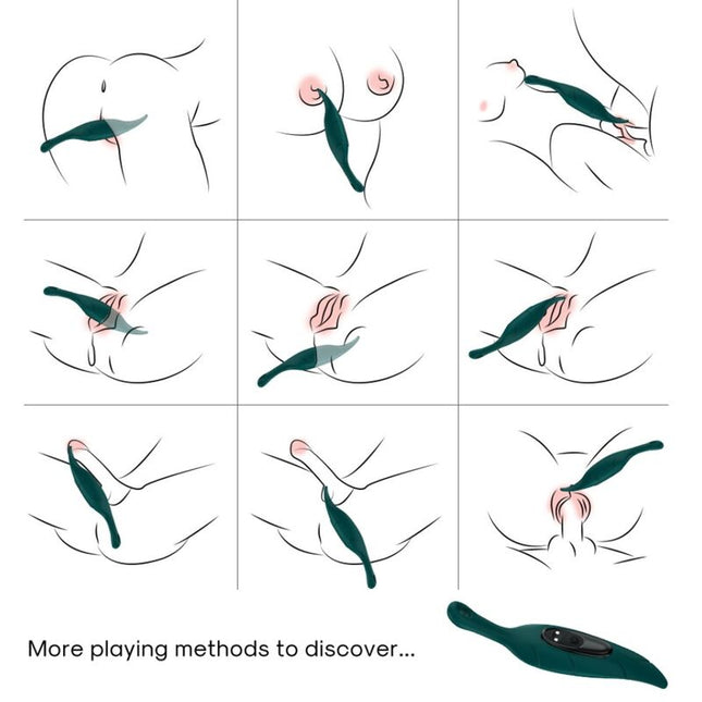 ARMONY - ESTIMULADOR Y VIBRADOR VERDE HOJA