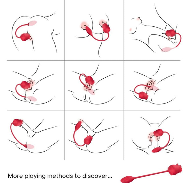 ARMONY - PINK STIMULATOR &amp; VIBRATOR COLA RED