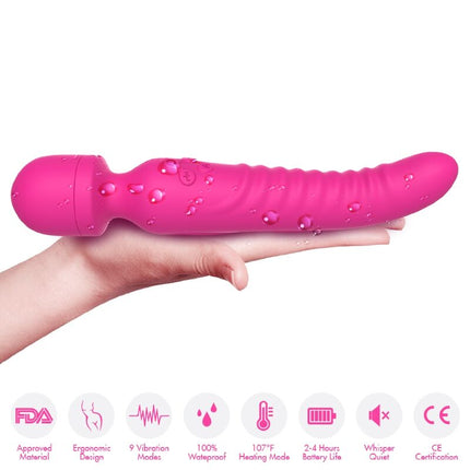 ARMONY - MISSION MASSAGER &amp; VIBRATOR HEAT EFFECT FUCHSIA