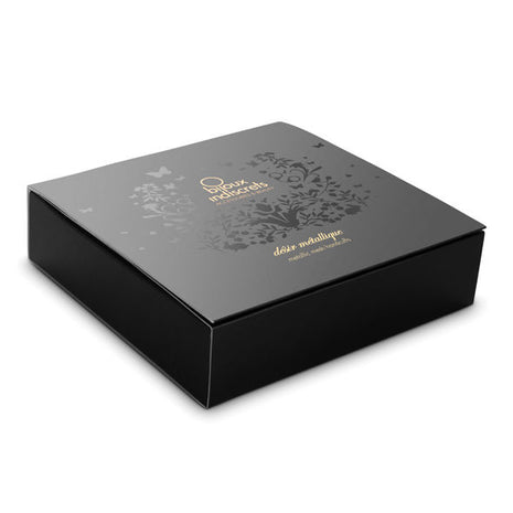 BIJOUX - DÉSIR MÉTALLIQUE GOLDEN METAL FABRIC HANDCUFFS