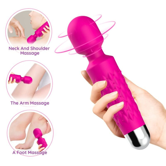 ARMONY - POSTMAN MASSAGER &amp; VIBRATOR SUPER FLEXIBLE HEAD FUCHSIA