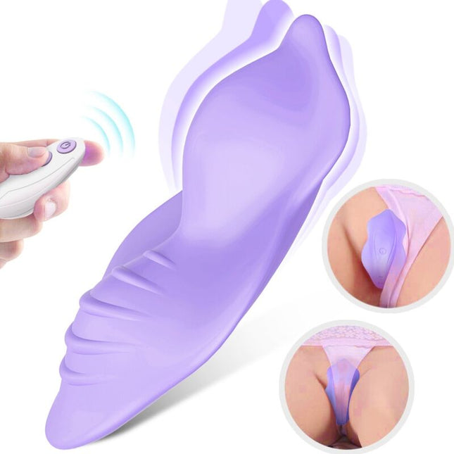 ARMONY - BRAGUITAS WHISPER CON VIBRADOR Y CONTROL REMOTO, COLOR MORADO