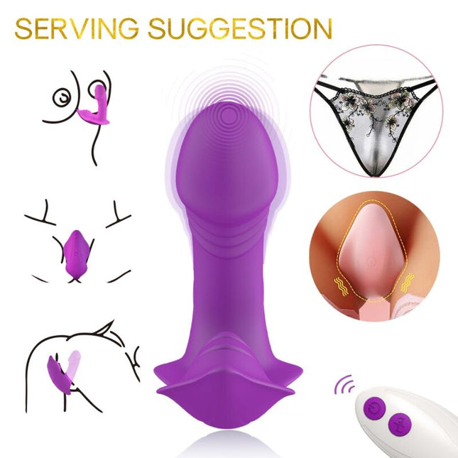 ARMONY - VIBRADOR SILBATO INTRODUCIBLE CONTROL REMOTO MORADO